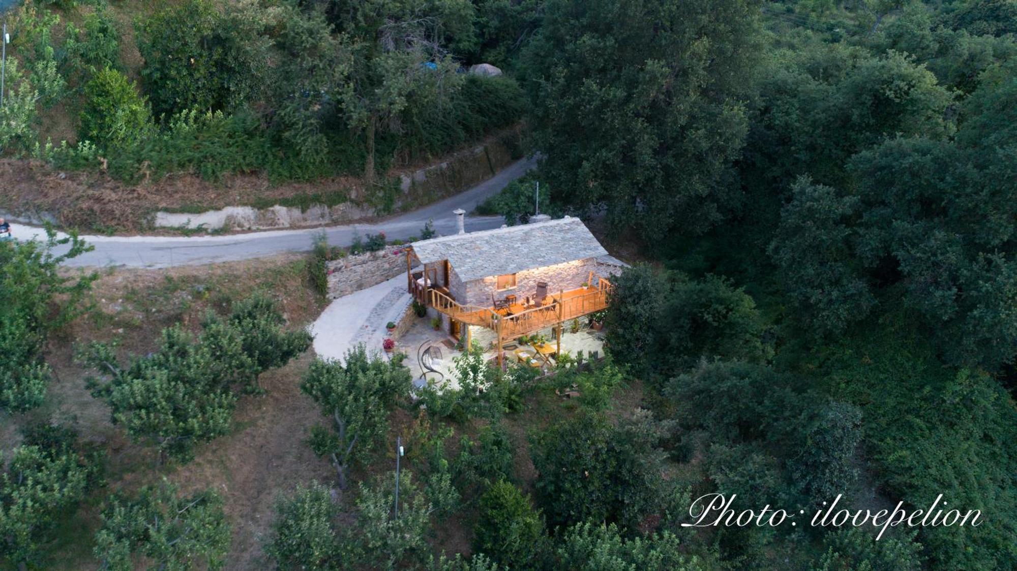 Aristoteli'S Stone House Makrirrákhi Eksteriør bilde